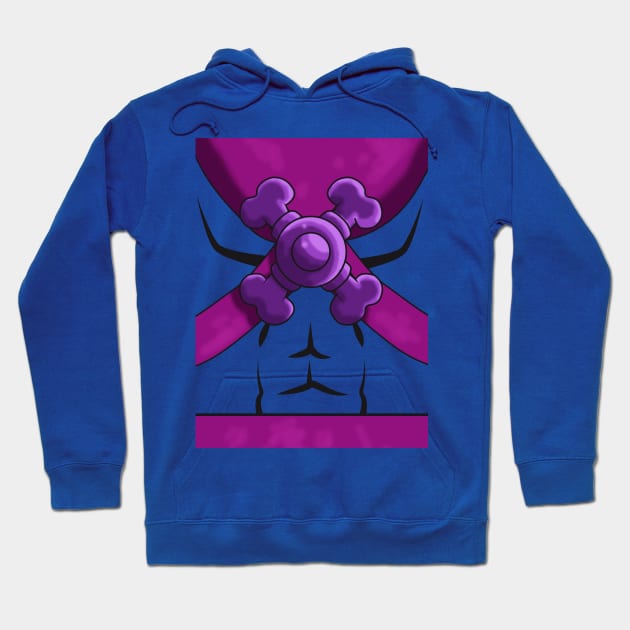 Skeletor Chest Hoodie by pitt